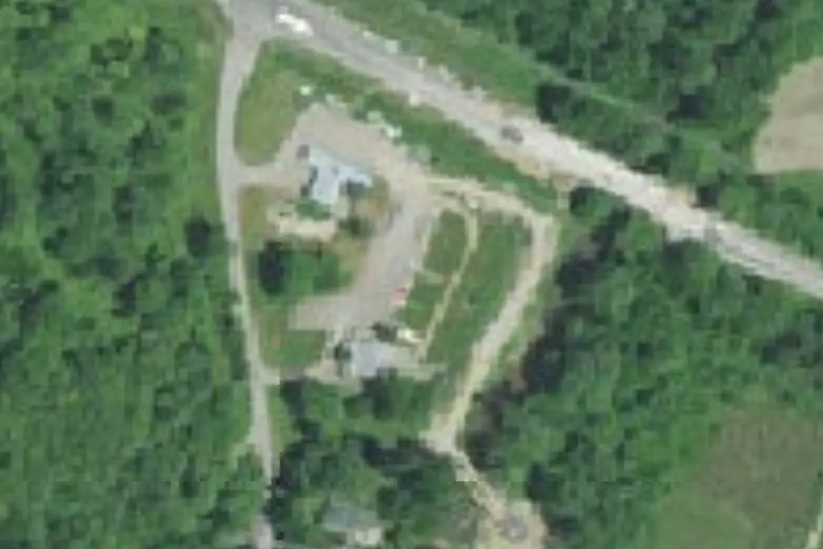 Aerial view of Red Barn Jamboree & RV Park