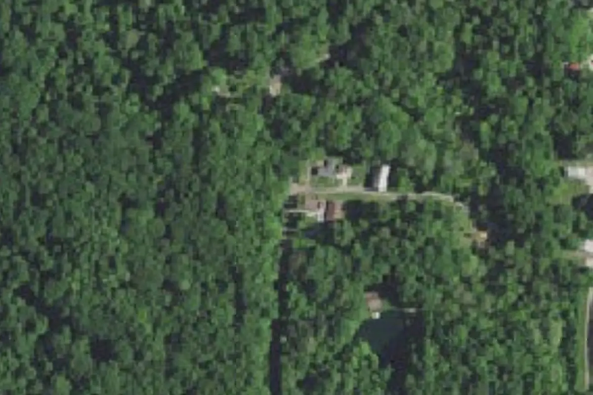 Aerial view of Izaak Walton League of America Campground