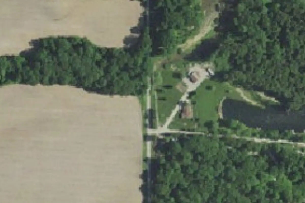 Aerial view of Lake Ship-Ah-Hoy Campground