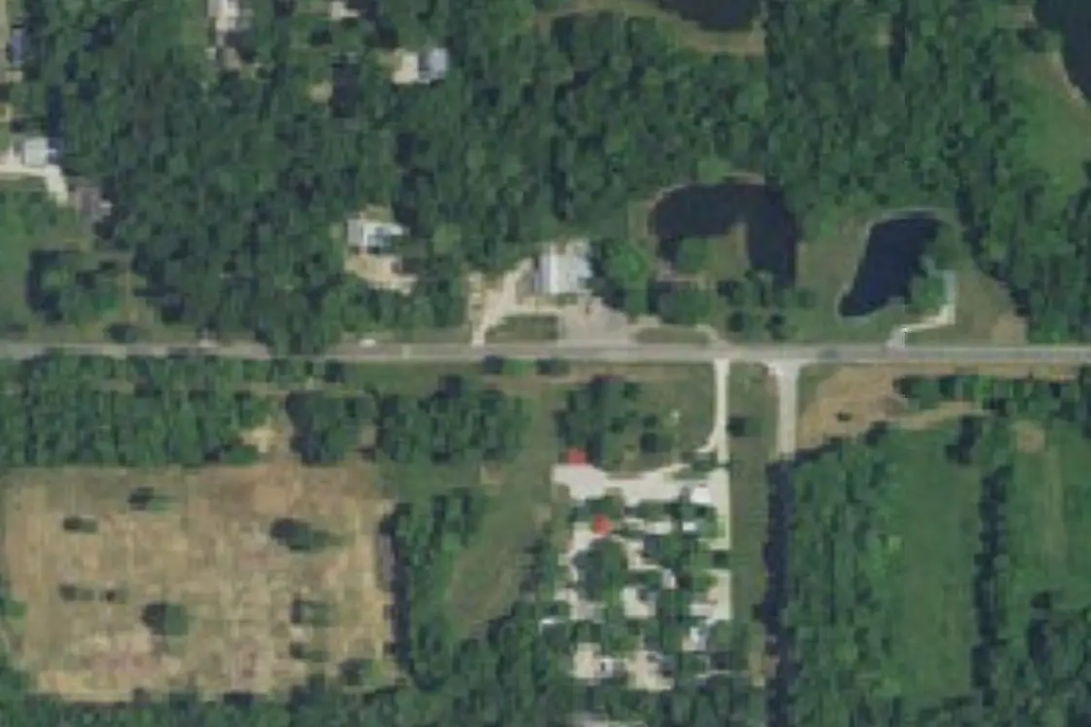 Aerial view of Dogwood Campground