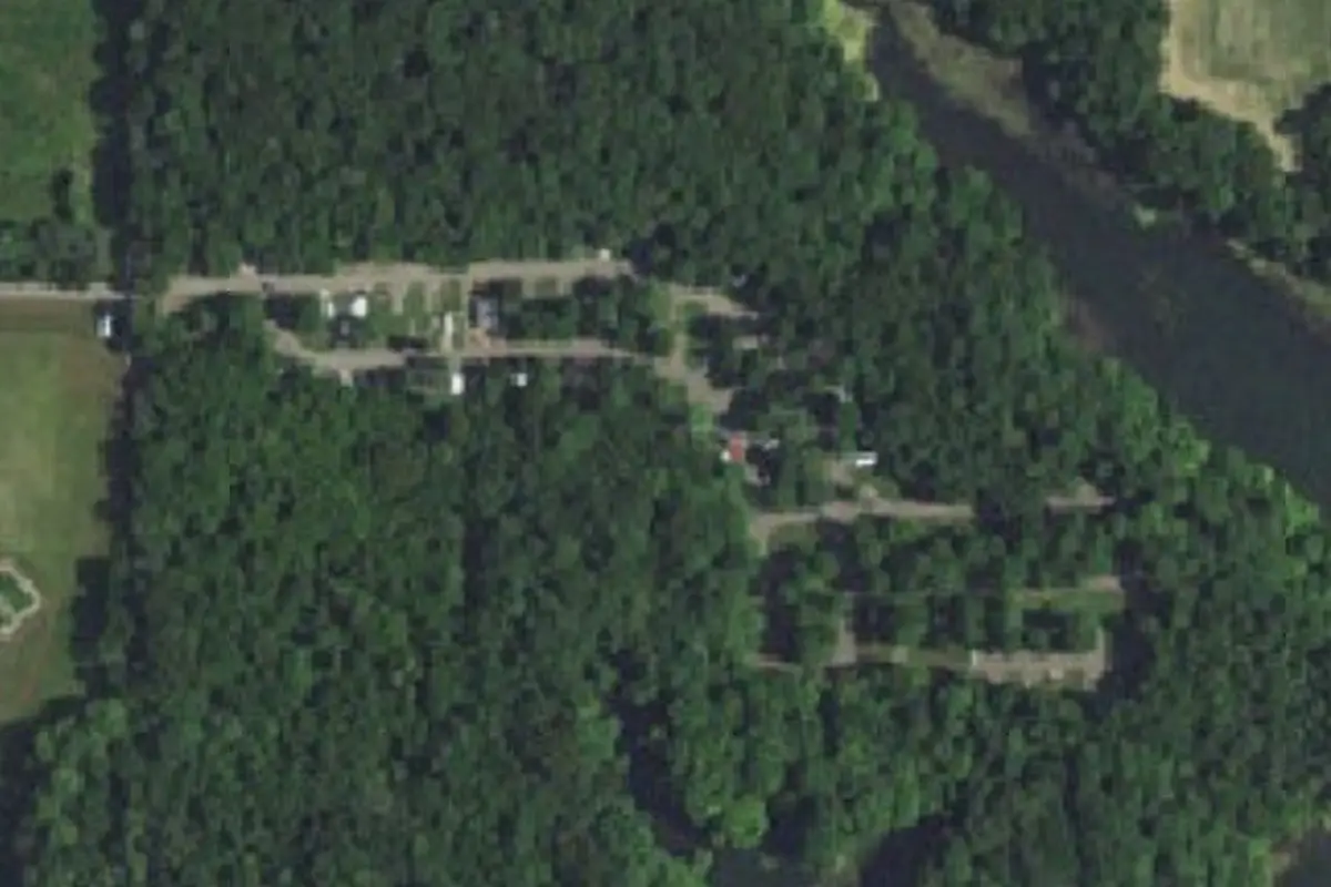 Aerial view of Glendale Fish & Wildlife Area (Glendale FWA Campground)