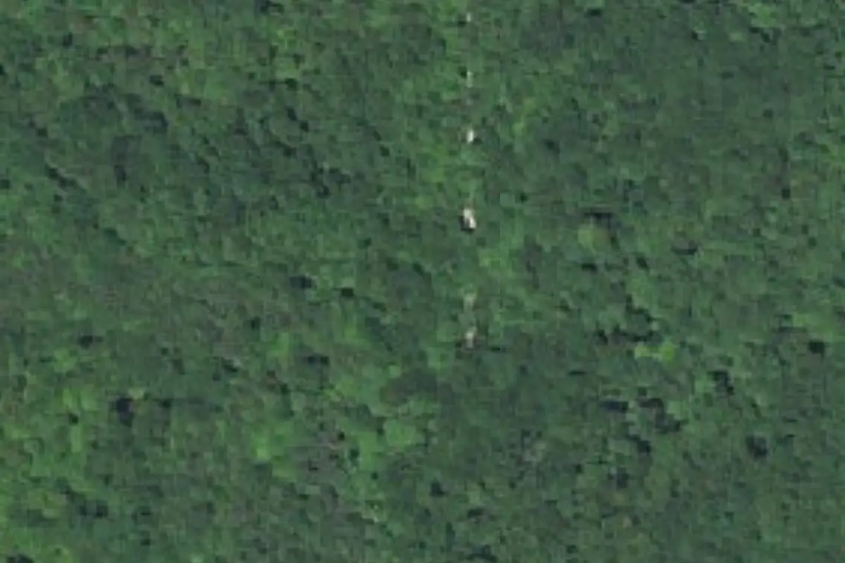 Aerial view of Backcountry campsites (31 sites)