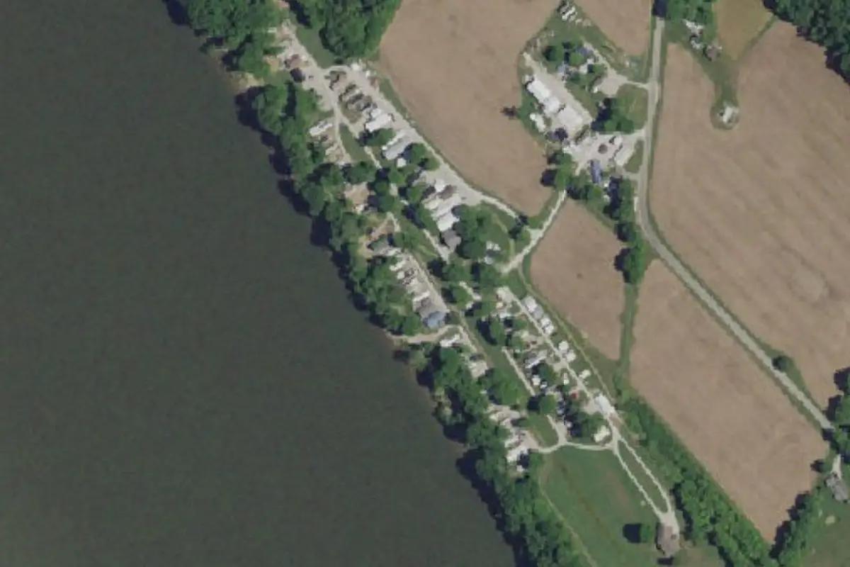 Aerial view of Sandy Beach