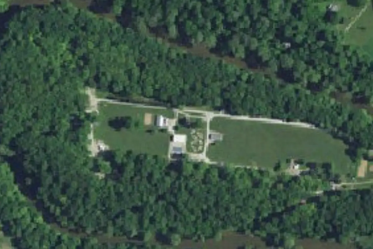 Aerial view of Deer Creek Campgrounds