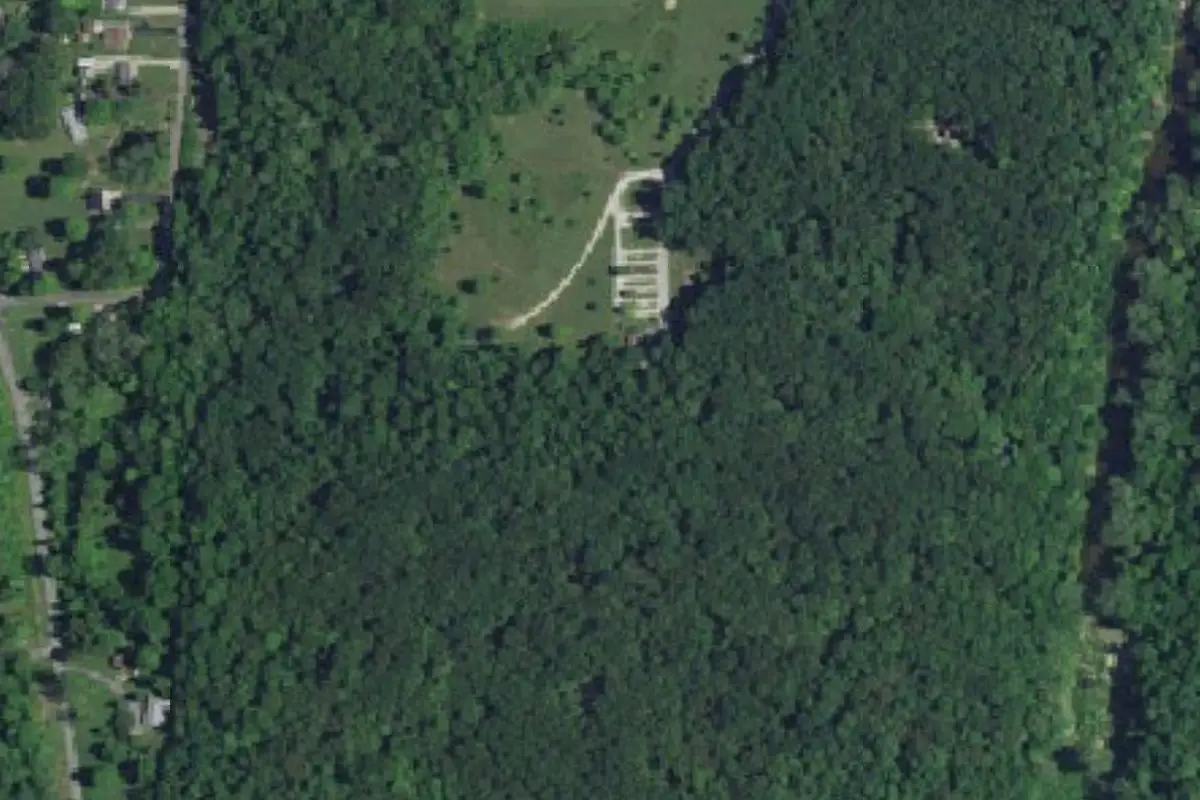 Aerial view of Muscatatuck Park