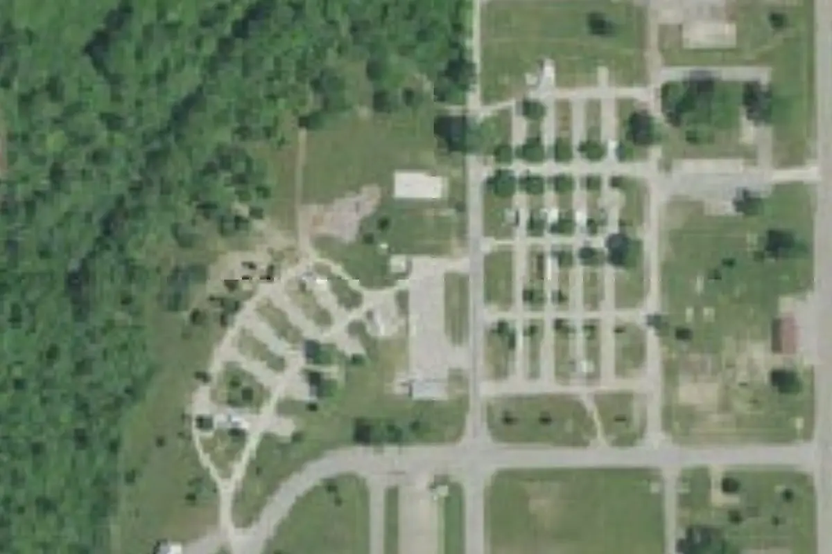 Aerial view of Johnson County Park