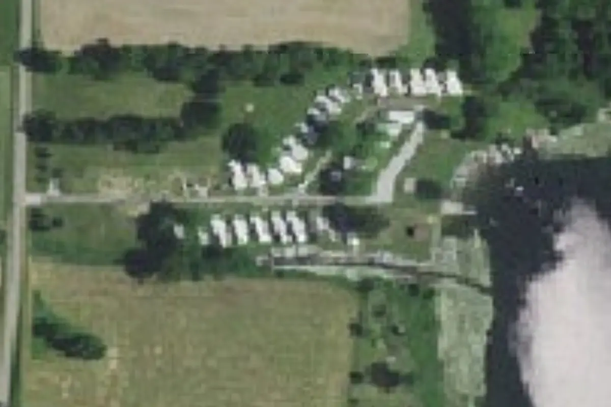 Aerial view of Compass Court