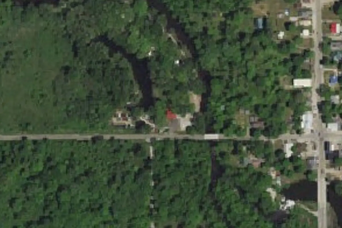 Aerial view of Trading Post Outfitters