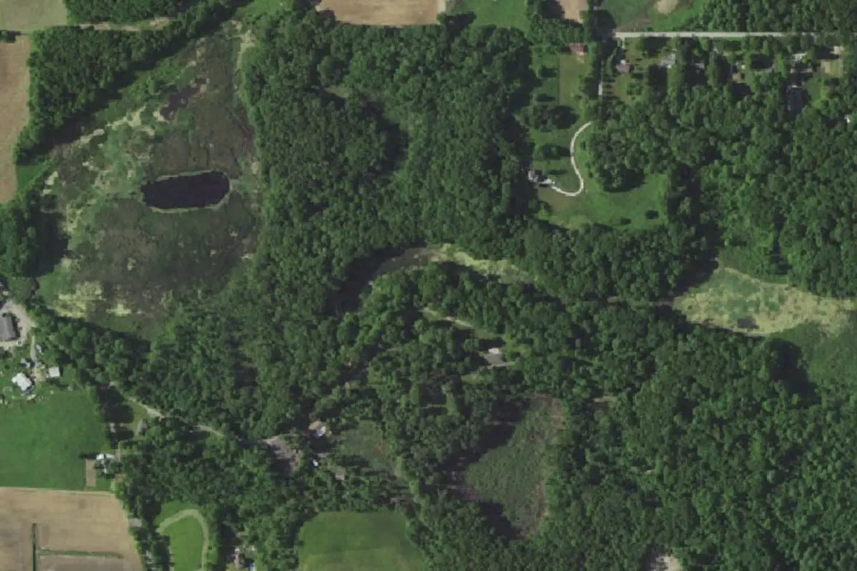 Aerial view of Camp To-Pe-Ne-Bee