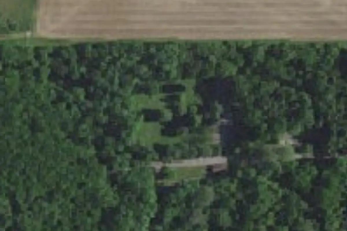 Aerial view of Mounds State Park