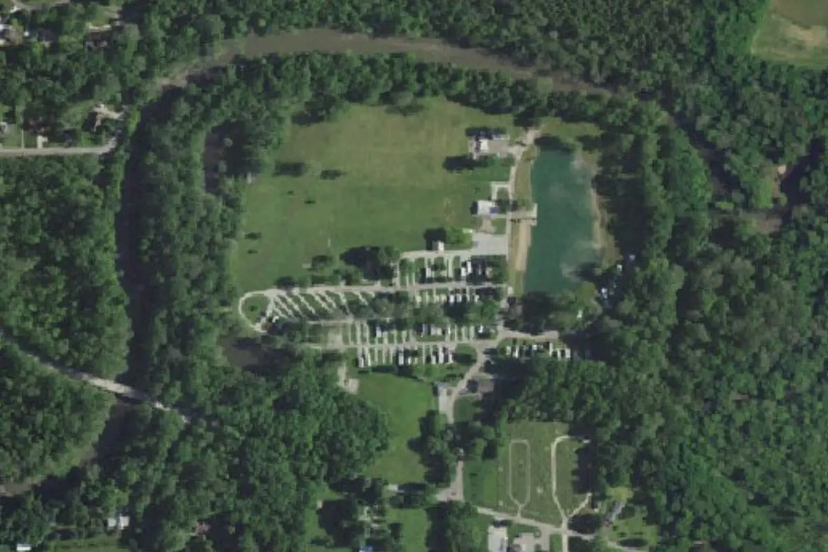 Aerial view of Muncie RV Resort by RJourney