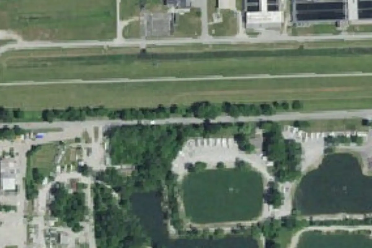 Aerial view of Mike's Southport Fishing Lakes