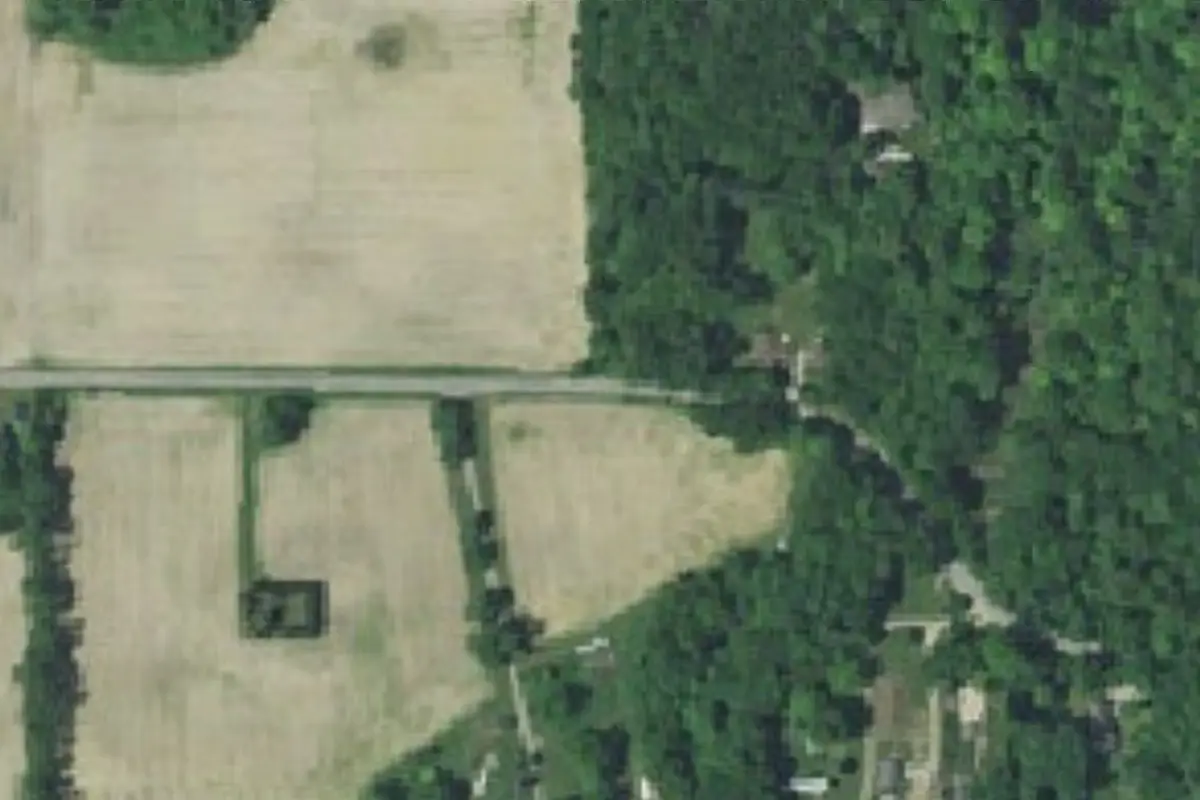 Aerial view of Campers Roost Campground
