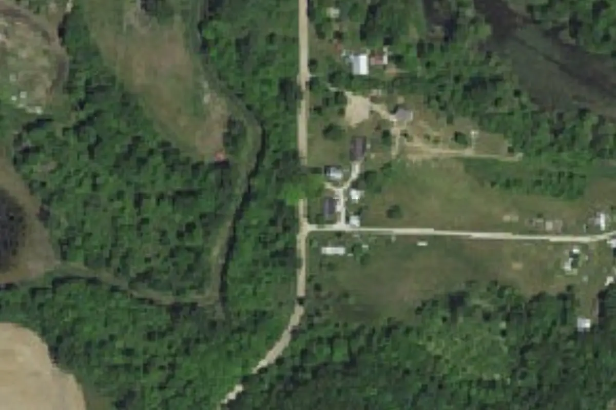 Aerial view of Juillerat Campground