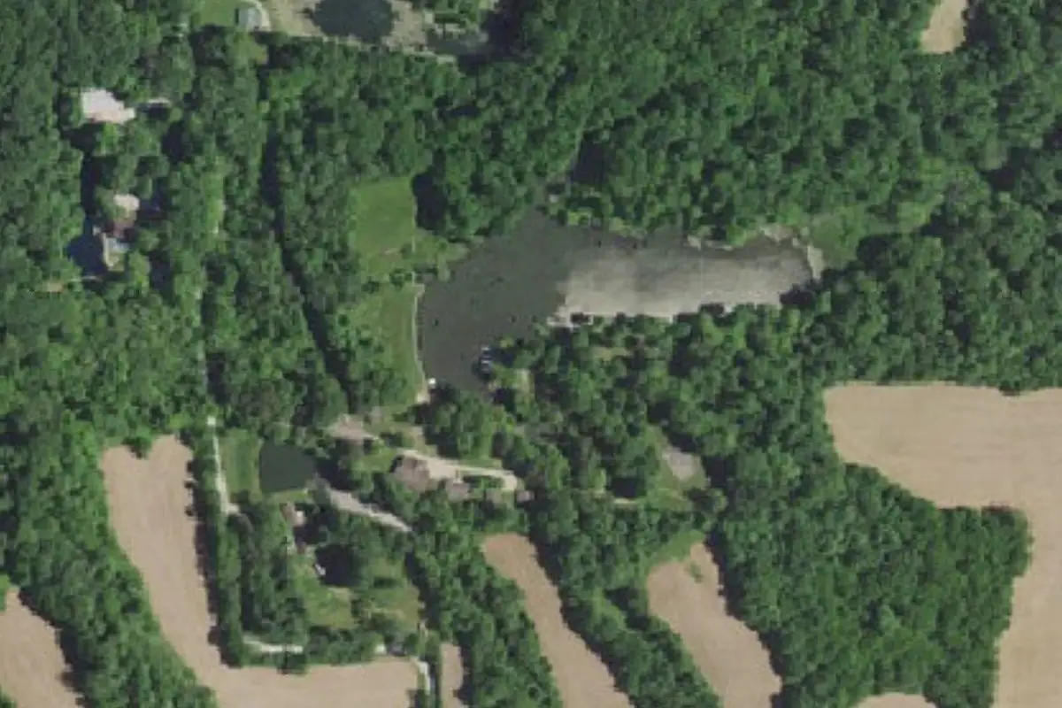 Aerial view of Camp Otto