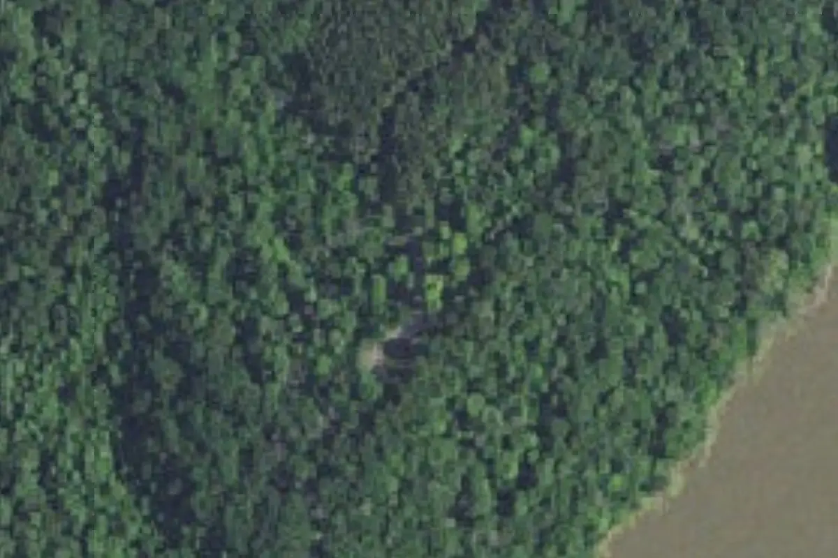 Aerial view of Buzzard Roost Recreation Area