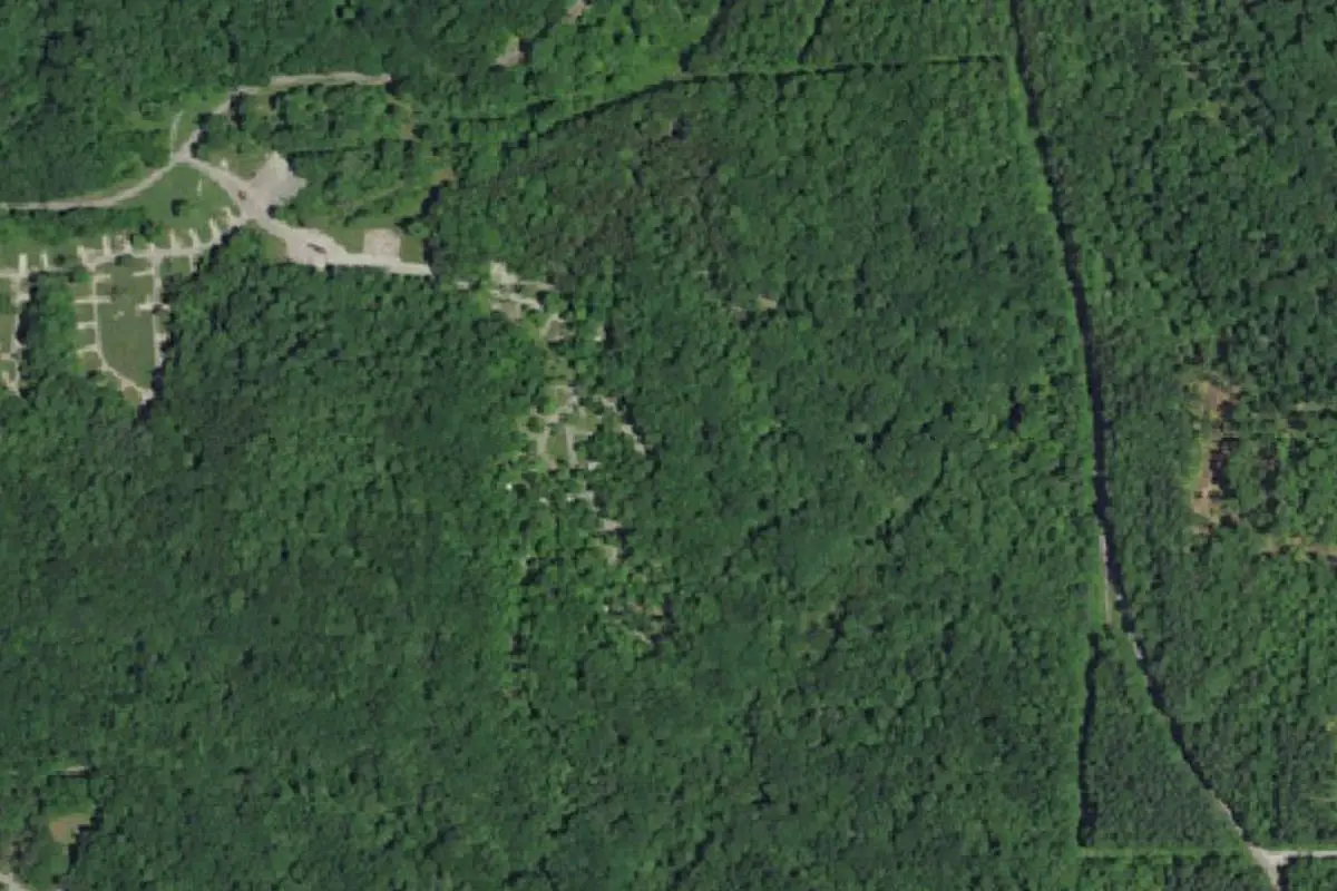 Aerial view of Cagles Mill Lake - Lieber SRA (Lieber State Recreation Area)
