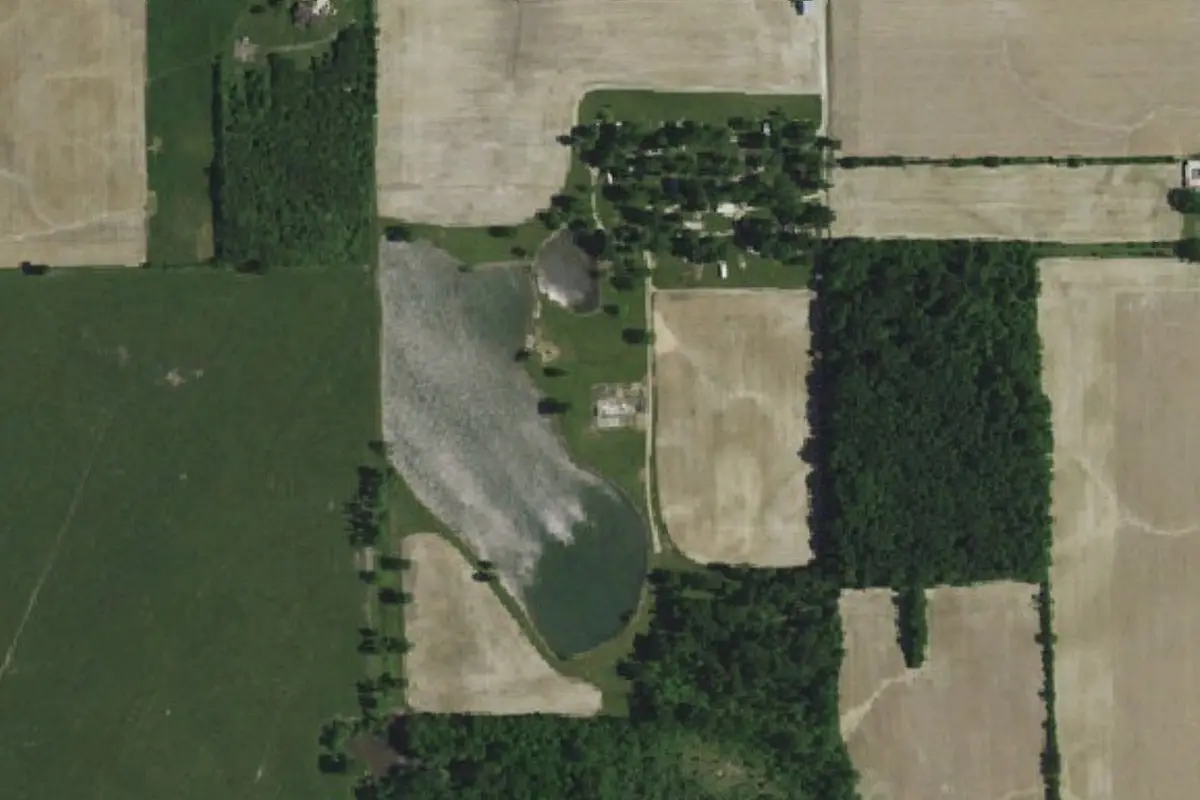 Aerial view of Golden Rule Campground