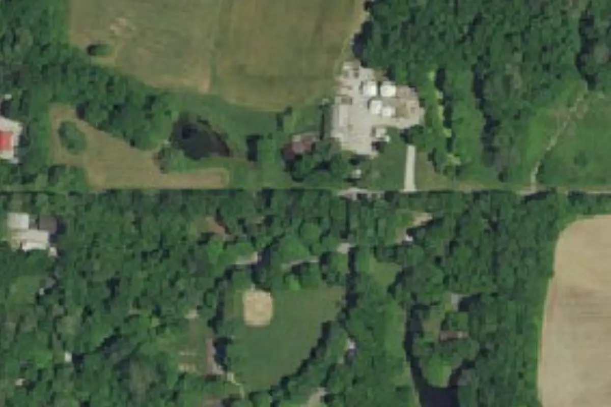 Aerial view of Prairie Creek Park