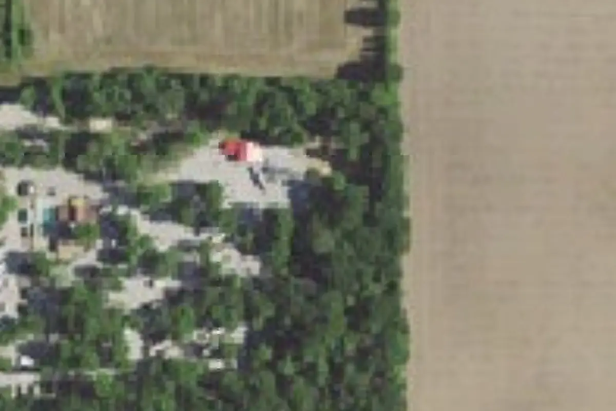 Aerial view of Terre Haute Campground