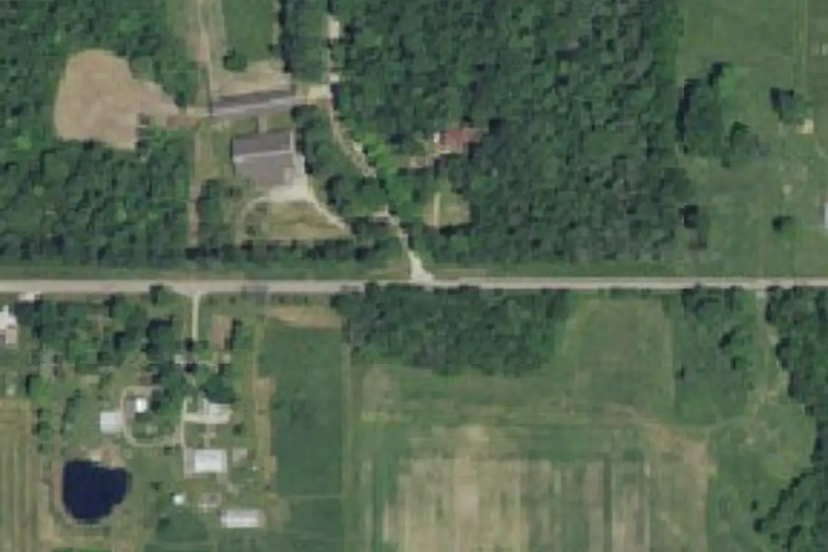 Aerial view of Pine Creek Camp – Family Camp