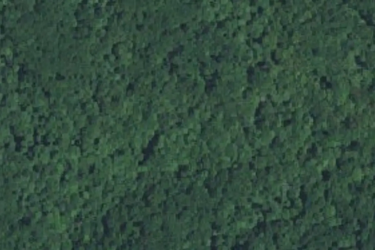 Aerial view of Unnamed campground