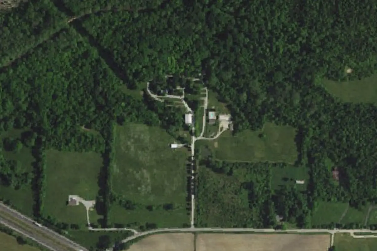 Aerial view of Deer Ridge Camping Resort